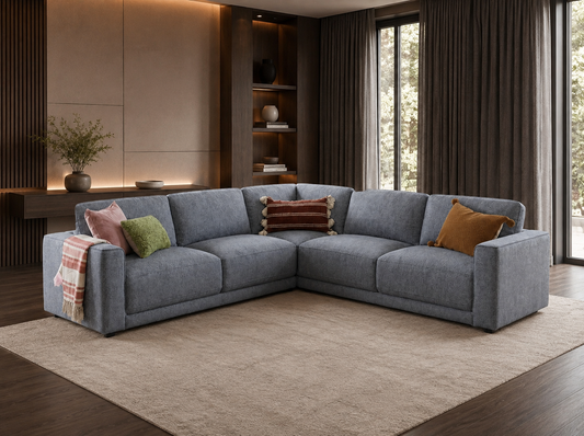 Marlow Grey Large Corner Sofa
