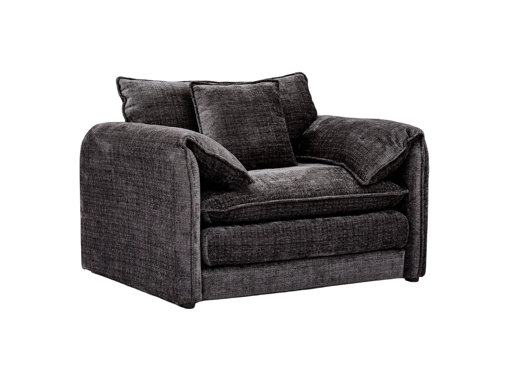 Solaya Sofa Black Armchair