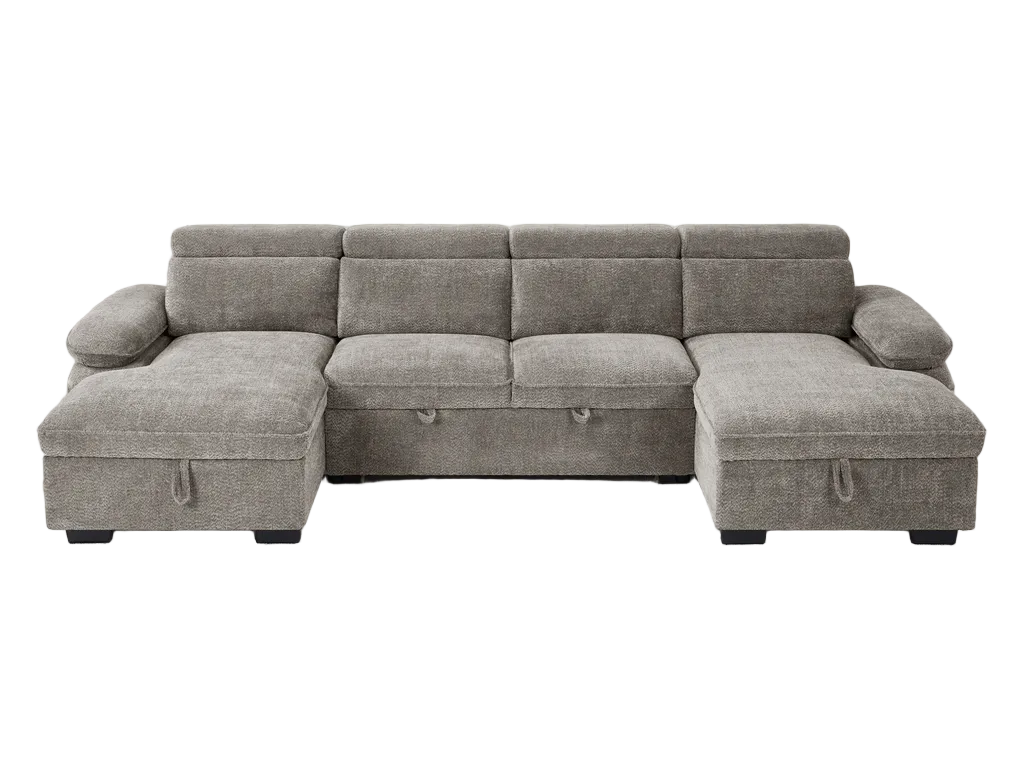 A modern three-seater sofa shown against a plain white background.