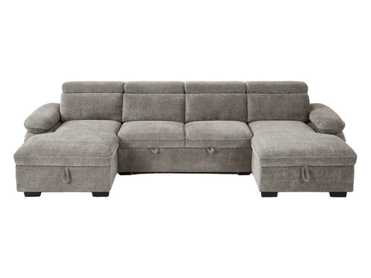 A modern three-seater sofa shown against a plain white background.