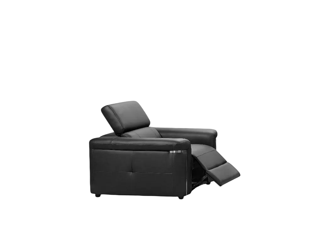 Somerville Electric Recliner Sofa Black Armchair