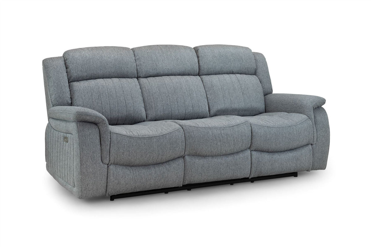 Gray sofa on a white background