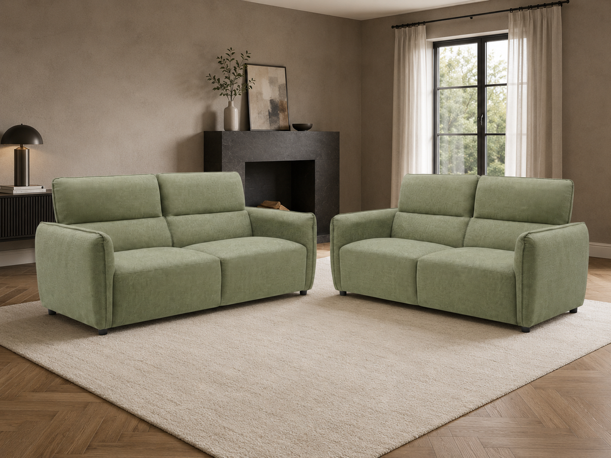 Ascot Sage Green 3+2 Sofa Set