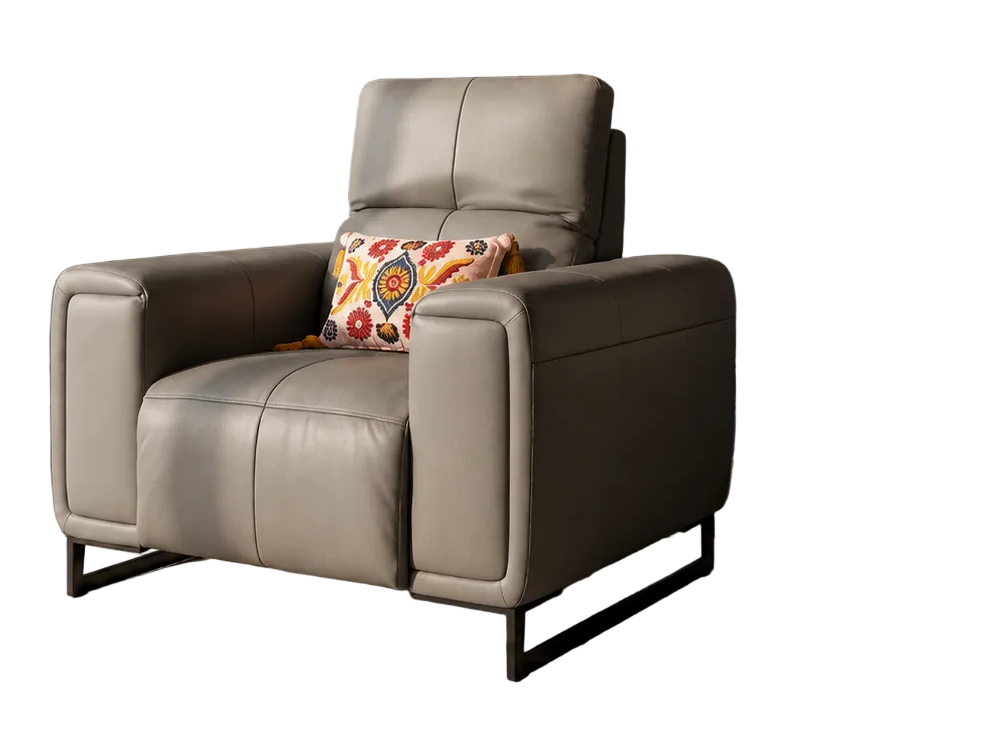 Richmond Grey Electric Recliner Armchair
