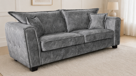 Serena Sofa Grey 3 Seater