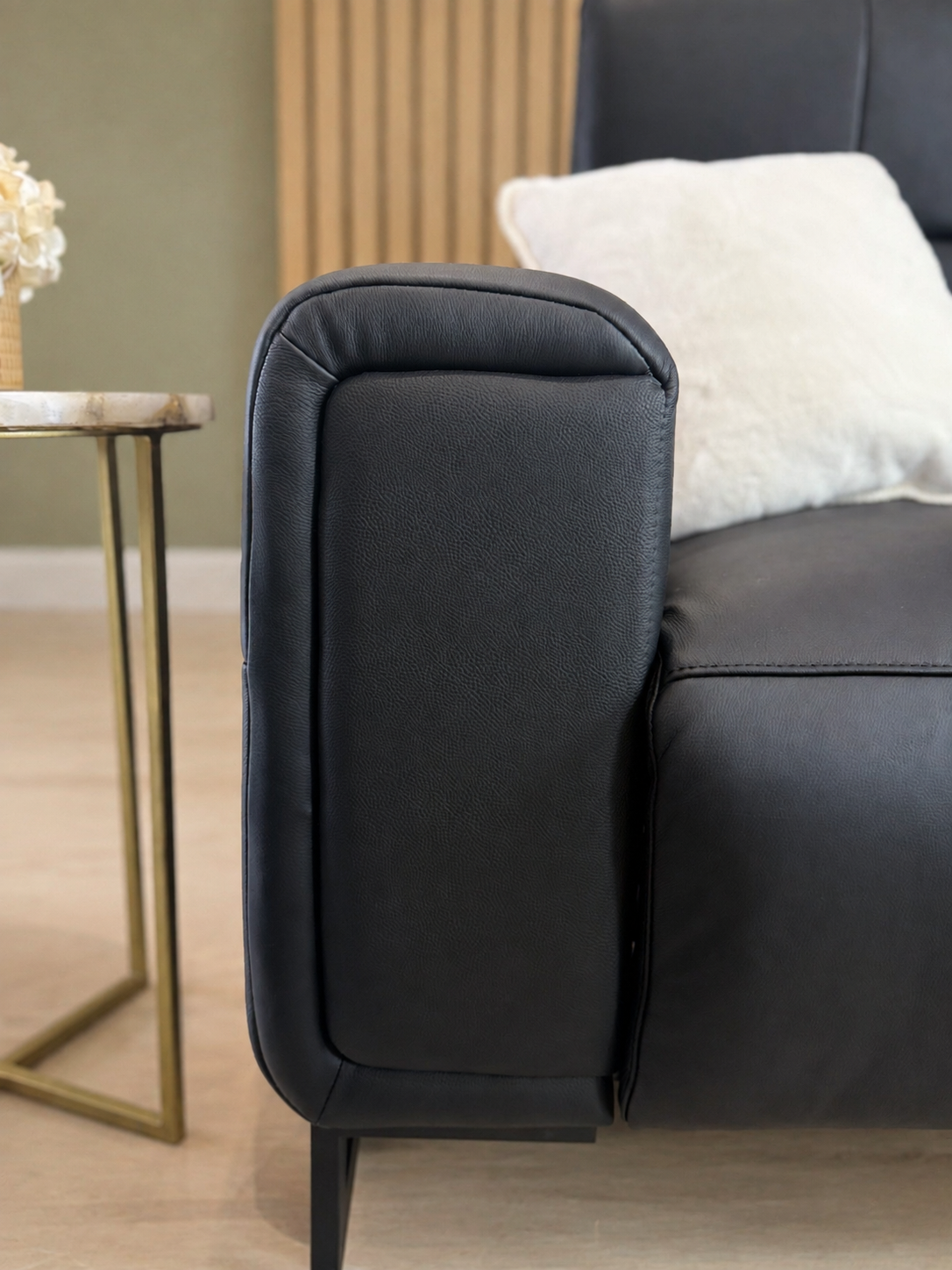 Richmond Black Electric Recliner Sofa 3+2 Set