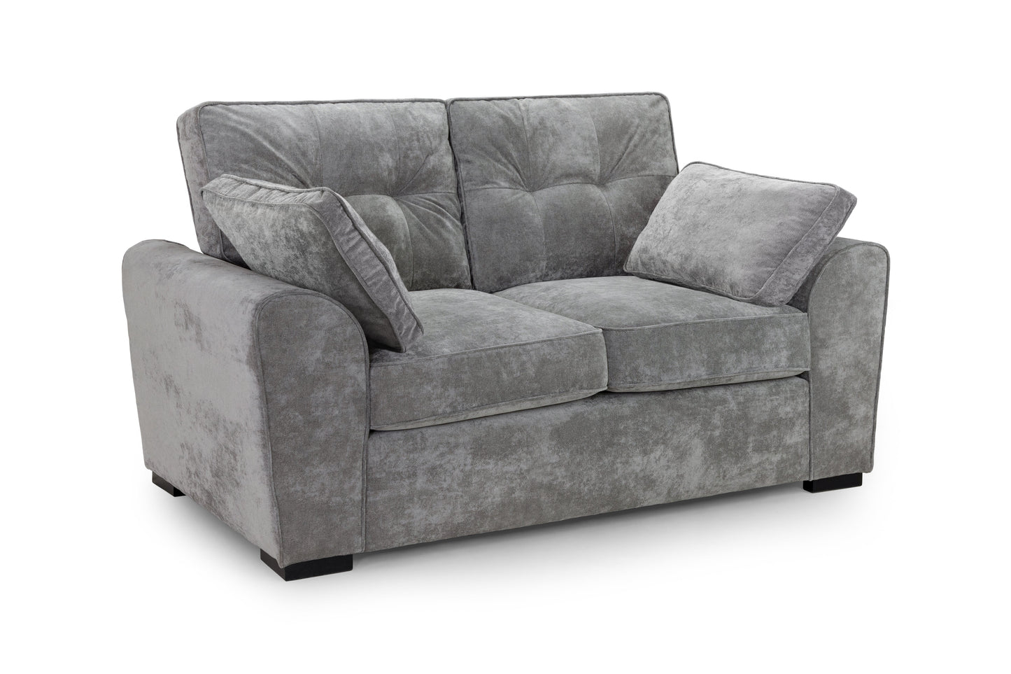 Gray sofa on a white background