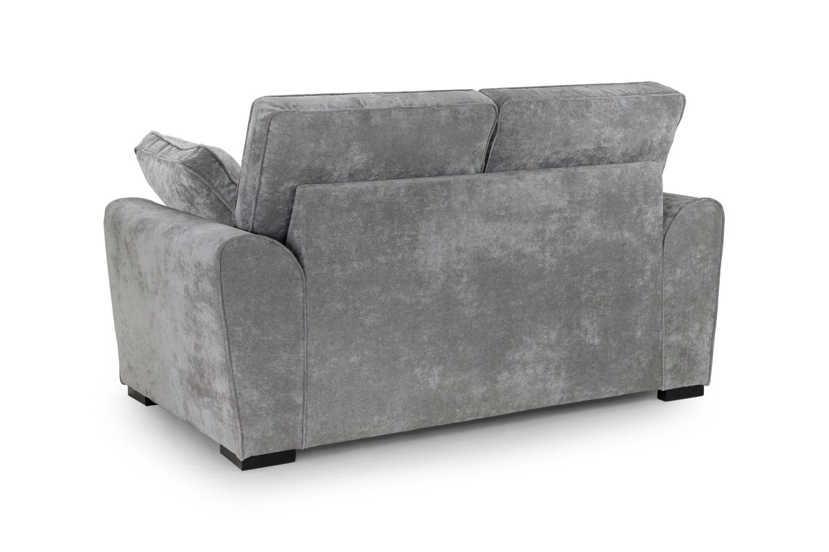 Gray sofa on a white background