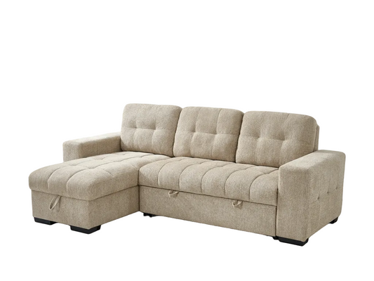 Palermo Universal Corner Sofabed Beige