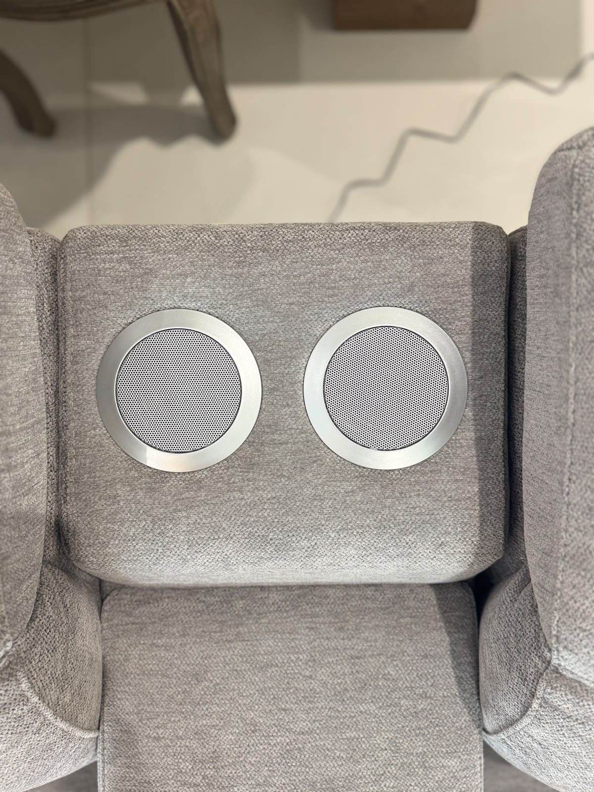 Ohio Grey Electric Recliner Large Corner Sofa
