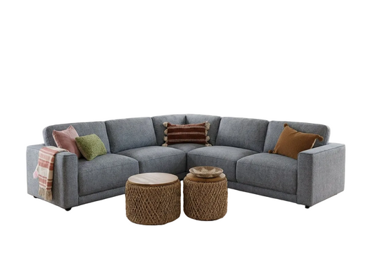 Marlow grey large corner sofa with spacious family seating
